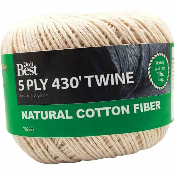 All-Source 5-Ply x 430 Ft. Natural Cotton Twine 705883